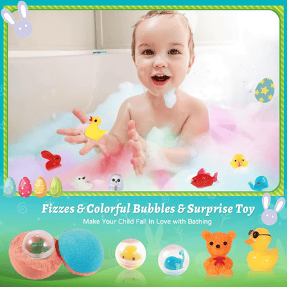 SurpriseHatch™ Bath Bombs – 6/12/18 Pack with Surprise for Kids