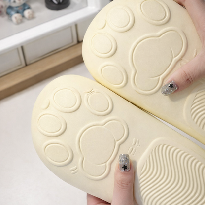 🔥Last Chance Before They're Gone! Cute Cat Paw Prints Comfy Slippers