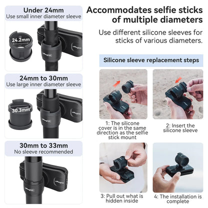 QuickGrip Selfie Stick Holster