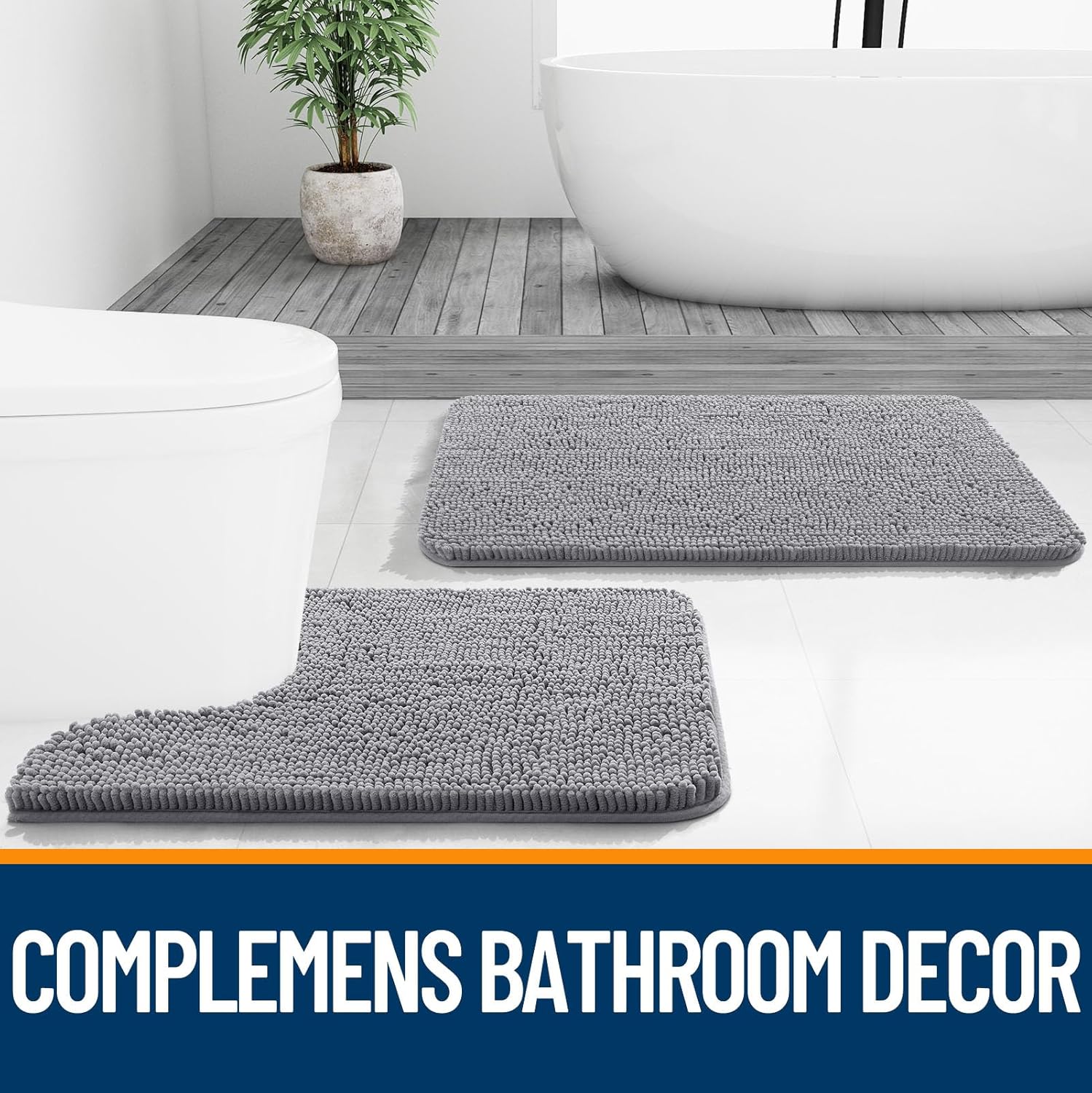 CloudSoft Chenille Bath Rug