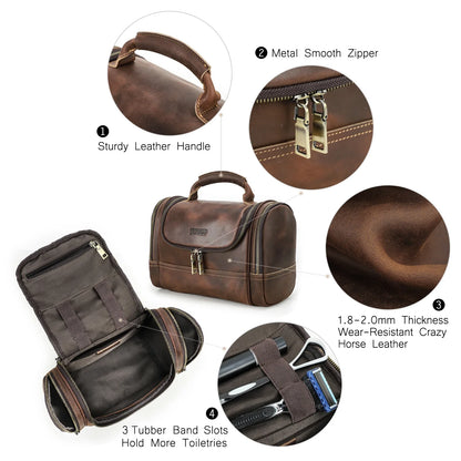 Classic Leather Travel Kit