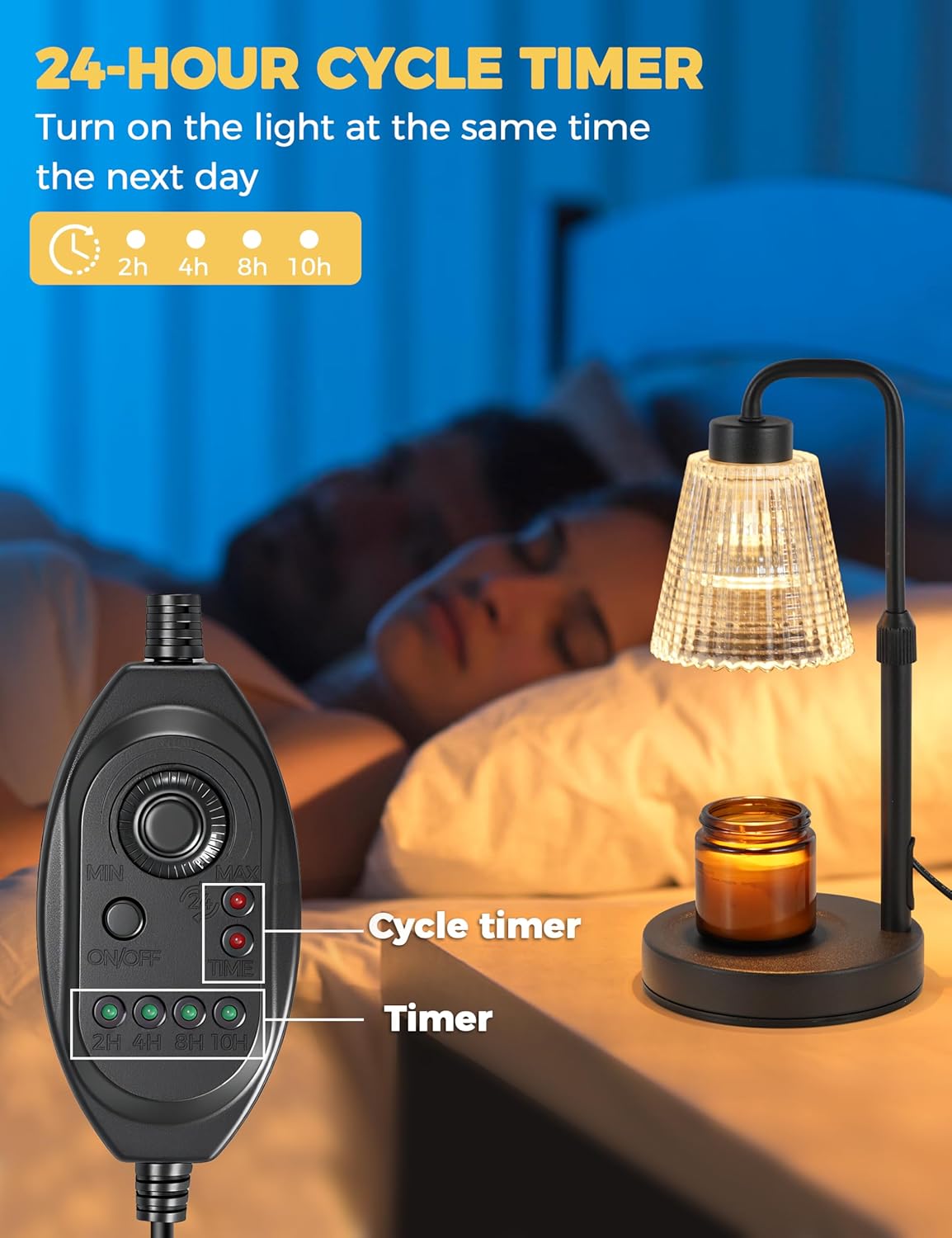 CozyGlow Pro Candle Warmer Lamp