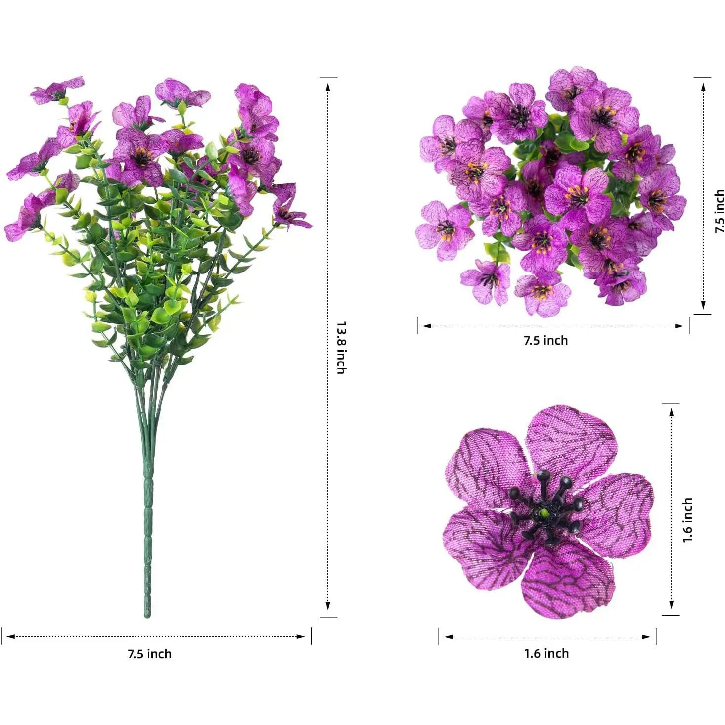 Evergreen Eucalyptus Violet Accent Stem
