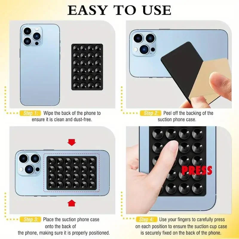 GripGlow Silicone Phone Pad Stand