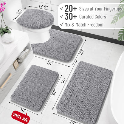 CloudSoft Chenille Bath Rug