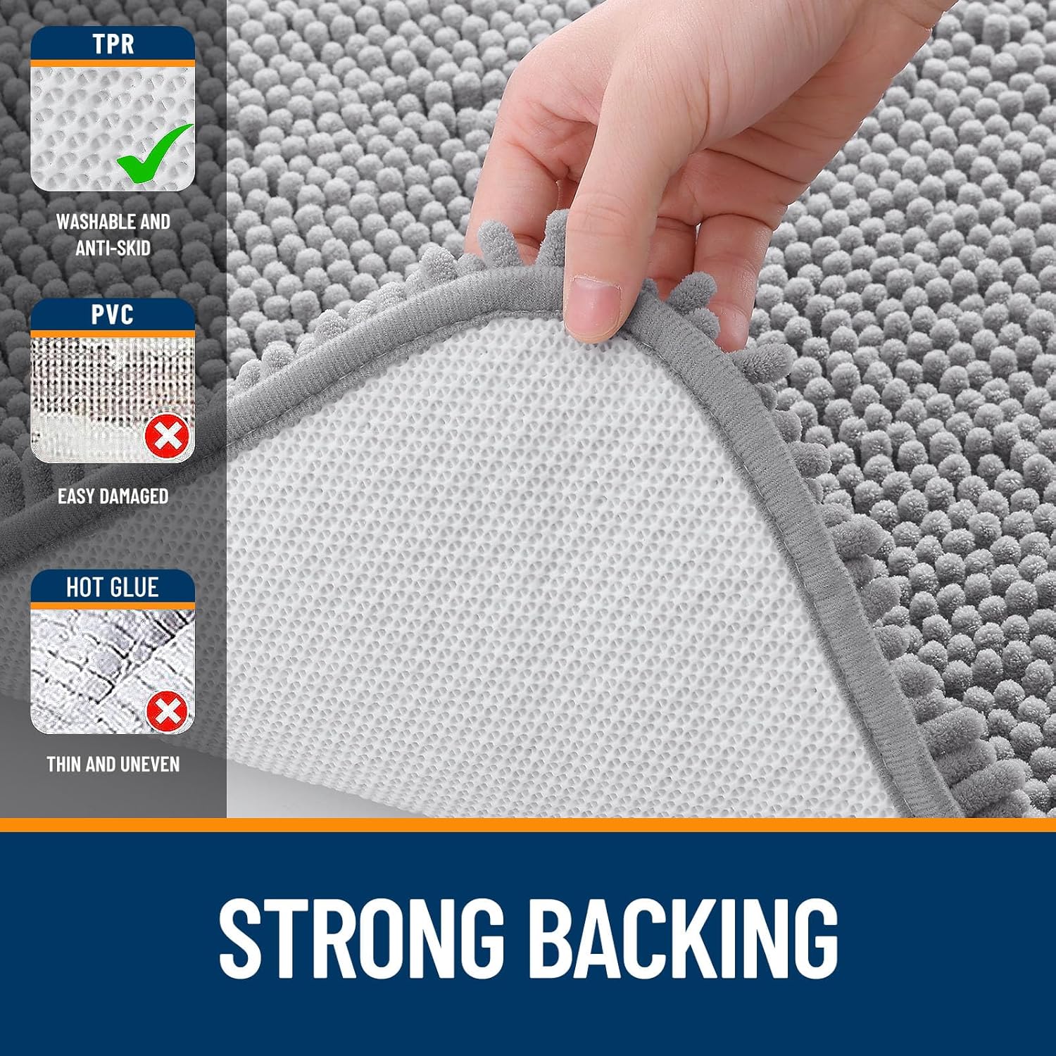 CloudSoft Chenille Bath Rug