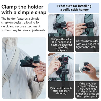 QuickGrip Selfie Stick Holster
