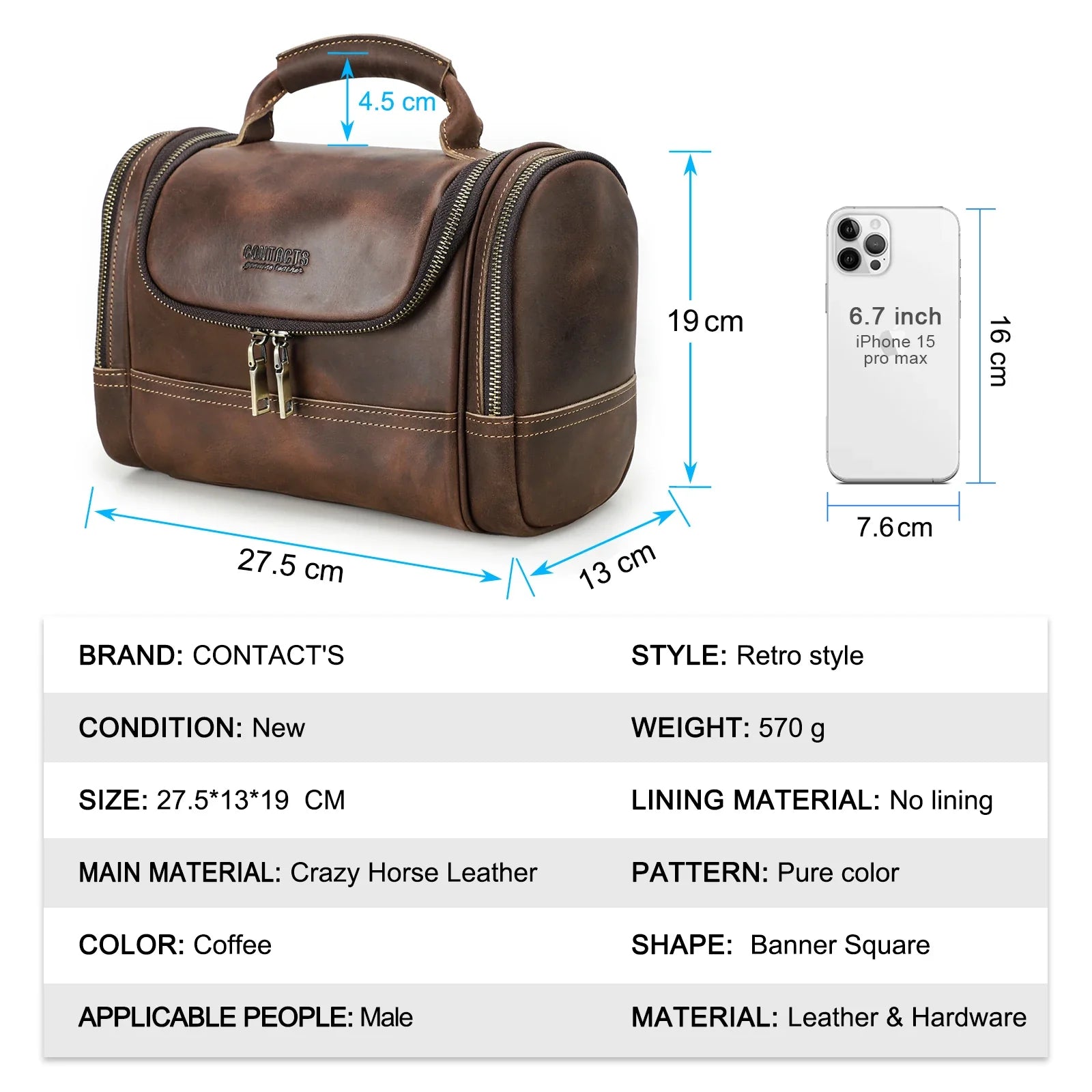 Classic Leather Travel Kit
